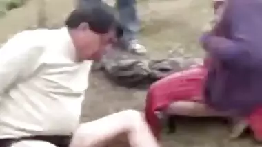 Himachal couple caught fucking outside! 