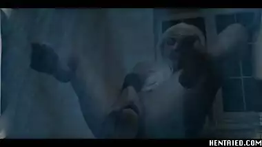 Real Life Hentai - Elf Reproduction - Milking Teen Creampie fucking dildo
