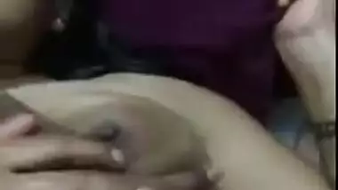 Telugu erotic wife fingering and giving blowjob