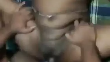 Tamil sex video of two brothers fucking a village lady