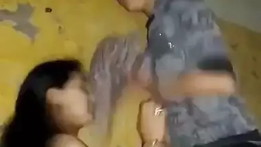 Unsatisfied Paki Babe Riding on Young Nefew Dick