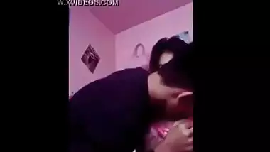 XXX desi legal age teenager getting wicked with every other in her bedroom