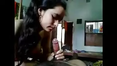  Desi h girl sucking mus lovers cock