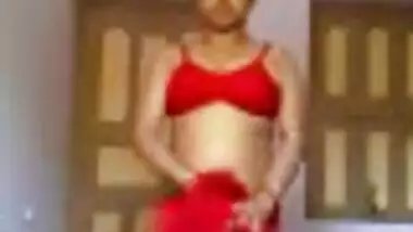 Hot Indian girl in nighty stripping