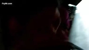 Quick blowjob to devar