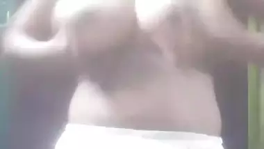 College girl stripping and showing big boobs viral MMS