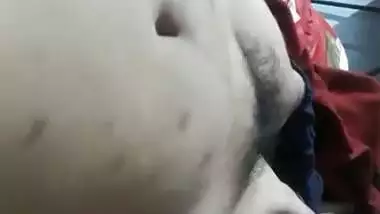 Indian guy playing with her wife's body on live