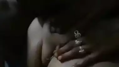 Desi couple romance in room