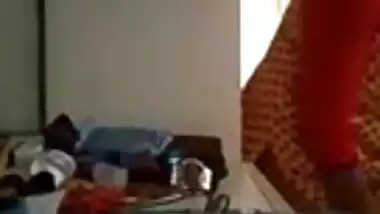 Tamil wife dressing up 