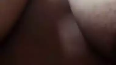 Bengali wife in bathroom shows nude body before bathing