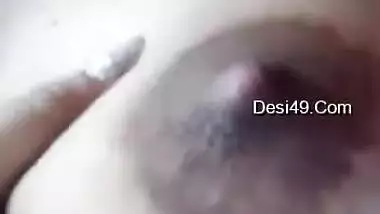 Today Exclusive- Horny Desi Girl Record Her Nude Selfie Part 2