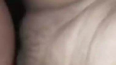 Desi man drills XXX cunny of chubby wife in real MMS porn video