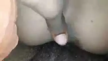 Desi wife doggy sex with her hubby during night time