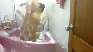 Neelam bhabhi bath with her hubby