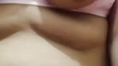 Hot Indian woman showing her mature boobs