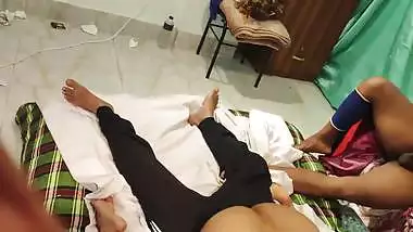 Both guys want to lick and fuck their Desi sister's cunt in MMF