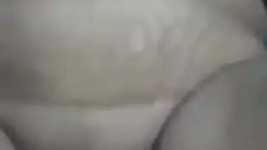 Fat naked bitch lets horny hubby finger her XXX pussy in MMS movie
