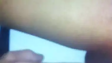 Short-haired indian slave fingered in asshole