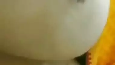 Hubby recording wife’s Dancing boobs