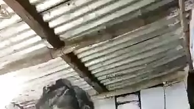 Dehati Indian girl stripping solo video