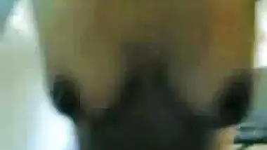 Curvy busty Bengali MILF takes a load on her face