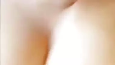Cutest girl boobs show on video call with lover