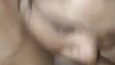 Big ass Indian girl giving blowjob