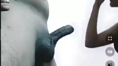 Cute Indian XXX couple have a blowjob sex on live cam MMS