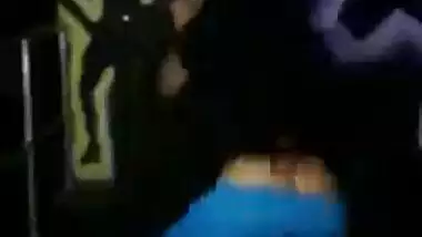 Naked Dance Of DJ Girl During Rave Party