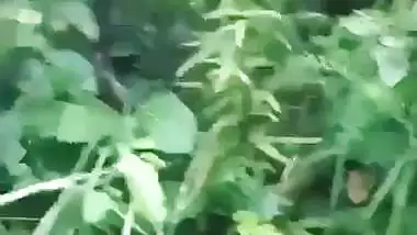 Village couple’s outdoor Indian sex video from the forest