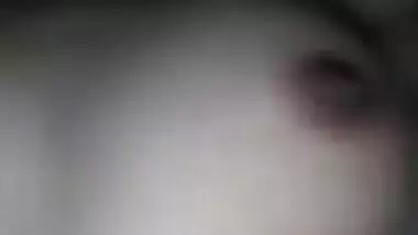 Yung desi newly married wife gets horny boob suck n blowjob