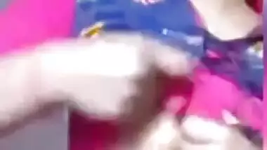 Cute girl showing to lover