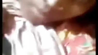 Village girl showing boobs to lover on video call