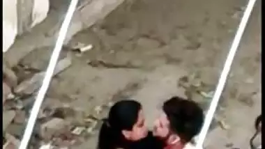 Leaked desi mms video of cheat wife fucking with her servant outdoor, caught by hubby
