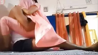 Exclusive- Desi Deaver Bhabhi Romance And Fucked Live Show