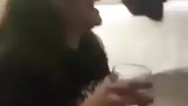 Desi cute XXX girl shows her boobs in video call after sex in a hotel